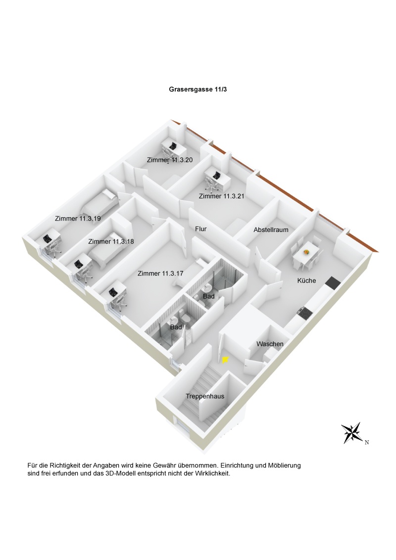 Grundriss WG Gras 11 3
