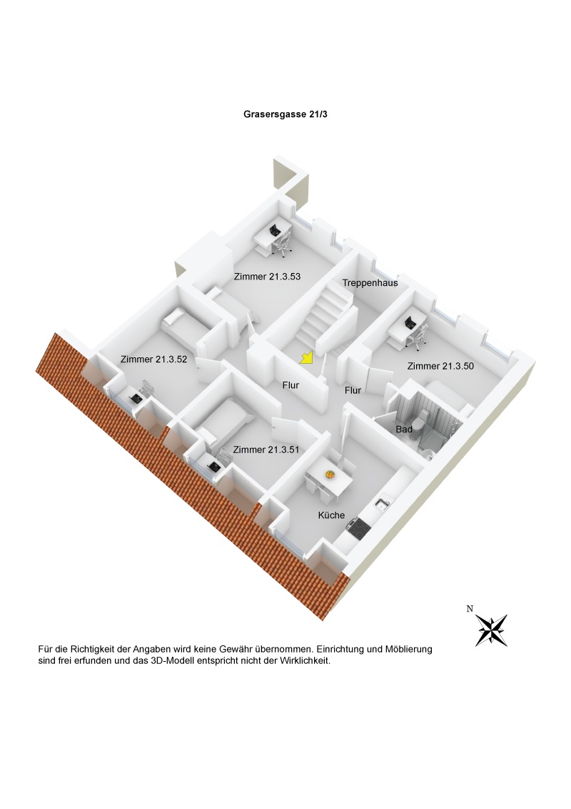 Grundriss WG Gras 21 3